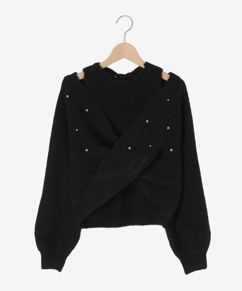 MAJESTIC LEGON / マジェスティックレゴン ニット・セーター | オープンショルダーカシュクールニット | 詳細23