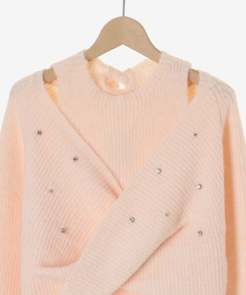 MAJESTIC LEGON / マジェスティックレゴン ニット・セーター | オープンショルダーカシュクールニット | 詳細25