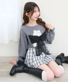 MAJESTIC LEGON / マジェスティックレゴン ニット・セーター | ふわふわLadycatリボンニット