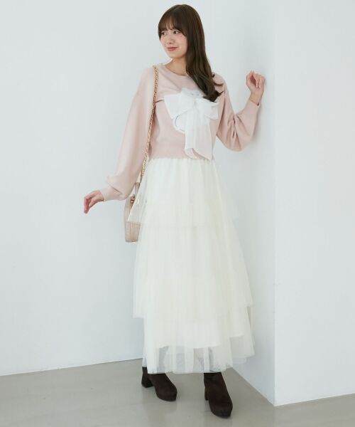 MAJESTIC LEGON / マジェスティックレゴン ニット・セーター | ふわふわLadycatリボンニット | 詳細13