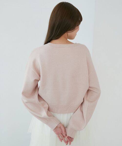 MAJESTIC LEGON / マジェスティックレゴン ニット・セーター | ふわふわLadycatリボンニット | 詳細17