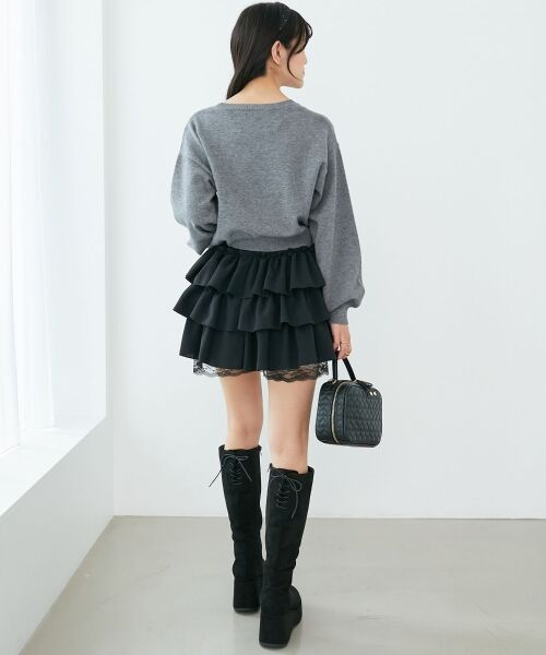 MAJESTIC LEGON / マジェスティックレゴン ニット・セーター | ふわふわLadycatリボンニット | 詳細23