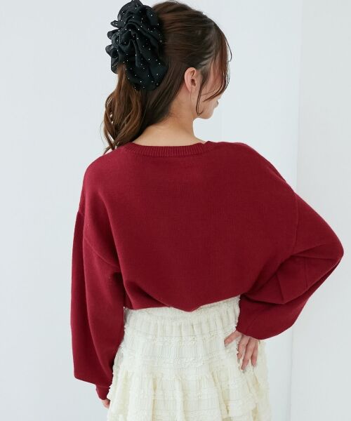 MAJESTIC LEGON / マジェスティックレゴン ニット・セーター | ふわふわLadycatリボンニット | 詳細8