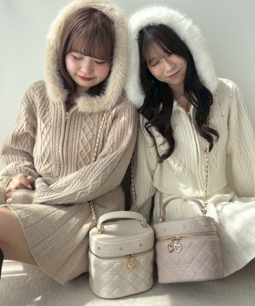 MAJESTIC LEGON / マジェスティックレゴン パーカー | キラキラフード付きニットパーカー | 詳細12