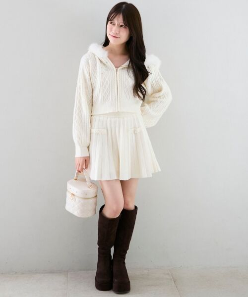 MAJESTIC LEGON / マジェスティックレゴン パーカー | キラキラフード付きニットパーカー | 詳細17