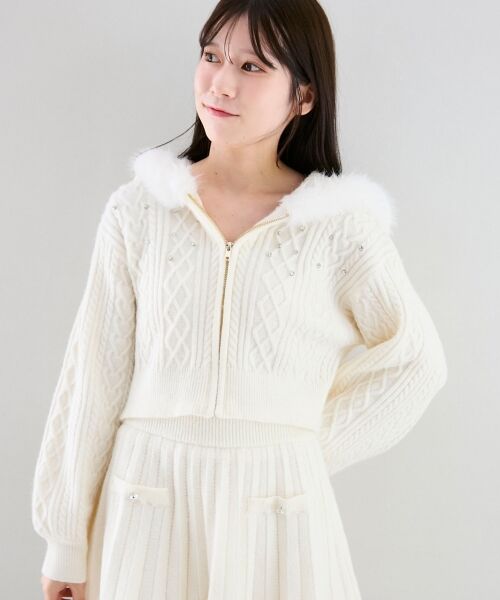 MAJESTIC LEGON / マジェスティックレゴン パーカー | キラキラフード付きニットパーカー | 詳細20