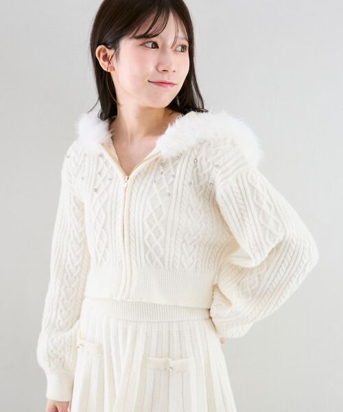 MAJESTIC LEGON / マジェスティックレゴン パーカー | キラキラフード付きニットパーカー | 詳細21