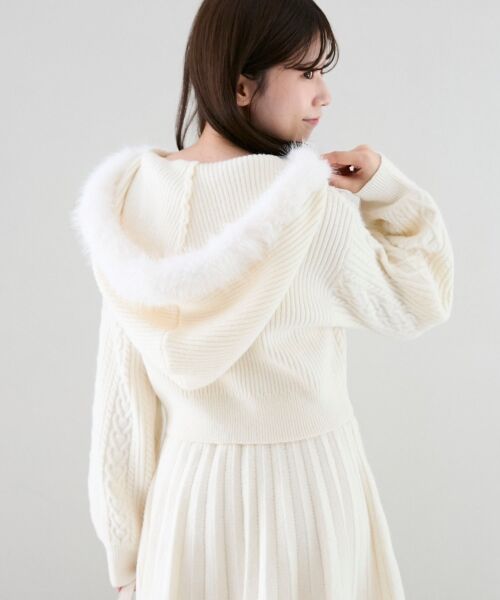 MAJESTIC LEGON / マジェスティックレゴン パーカー | キラキラフード付きニットパーカー | 詳細22