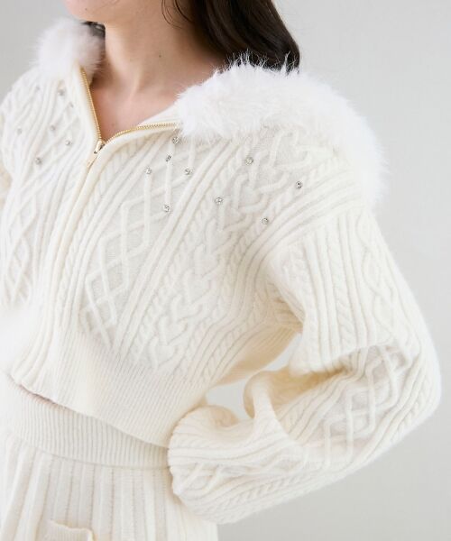 MAJESTIC LEGON / マジェスティックレゴン パーカー | キラキラフード付きニットパーカー | 詳細23