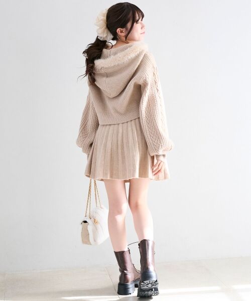 MAJESTIC LEGON / マジェスティックレゴン パーカー | キラキラフード付きニットパーカー | 詳細30