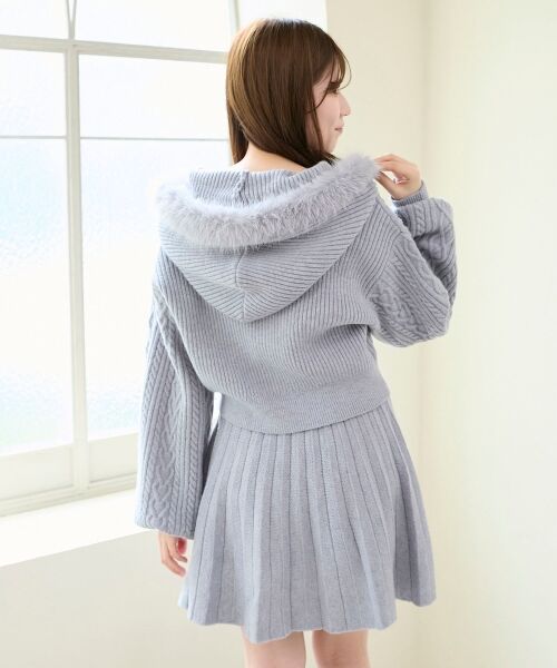 MAJESTIC LEGON / マジェスティックレゴン パーカー | キラキラフード付きニットパーカー | 詳細7