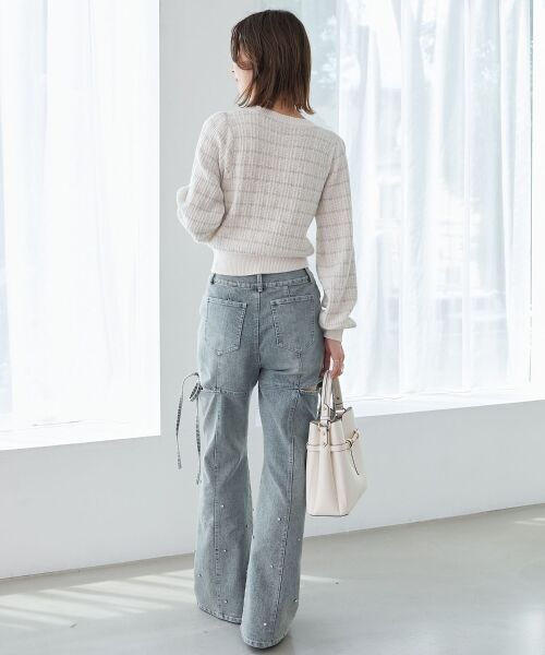 MAJESTIC LEGON / マジェスティックレゴン カーディガン・ボレロ | キラキラボタンツイードライクカーデ | 詳細13