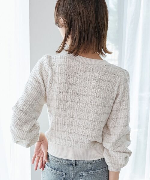 MAJESTIC LEGON / マジェスティックレゴン カーディガン・ボレロ | キラキラボタンツイードライクカーデ | 詳細16