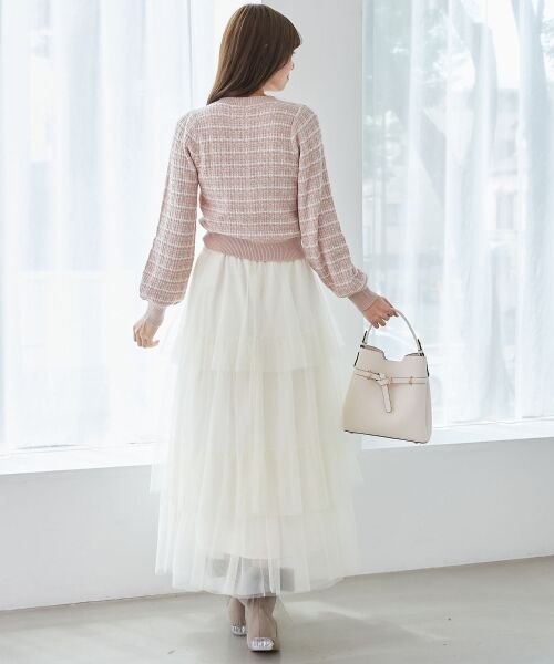 MAJESTIC LEGON / マジェスティックレゴン カーディガン・ボレロ | キラキラボタンツイードライクカーデ | 詳細21