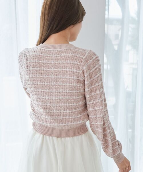 MAJESTIC LEGON / マジェスティックレゴン カーディガン・ボレロ | キラキラボタンツイードライクカーデ | 詳細24