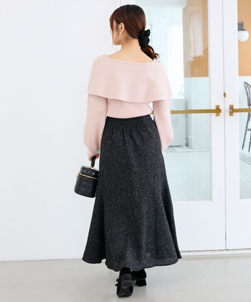 MAJESTIC LEGON / マジェスティックレゴン ニット・セーター | ビジューリボンオフショルニット | 詳細28