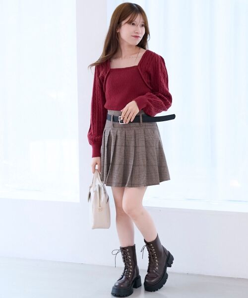 MAJESTIC LEGON / マジェスティックレゴン ニット・セーター | 2way華奢チェーンニット | 詳細16