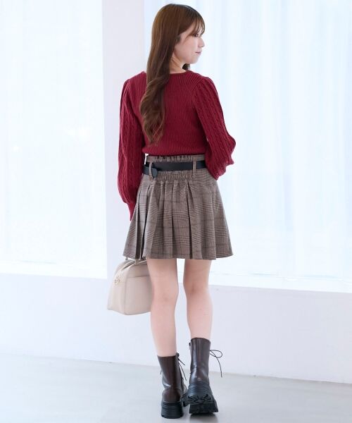 MAJESTIC LEGON / マジェスティックレゴン ニット・セーター | 2way華奢チェーンニット | 詳細17