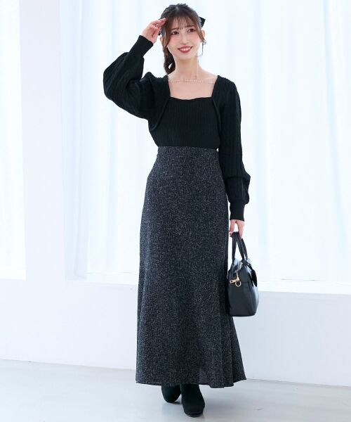 MAJESTIC LEGON / マジェスティックレゴン ニット・セーター | 2way華奢チェーンニット | 詳細22