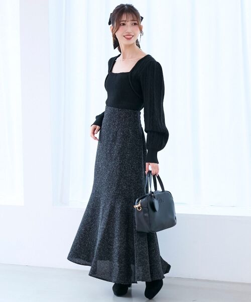 MAJESTIC LEGON / マジェスティックレゴン ニット・セーター | 2way華奢チェーンニット | 詳細23