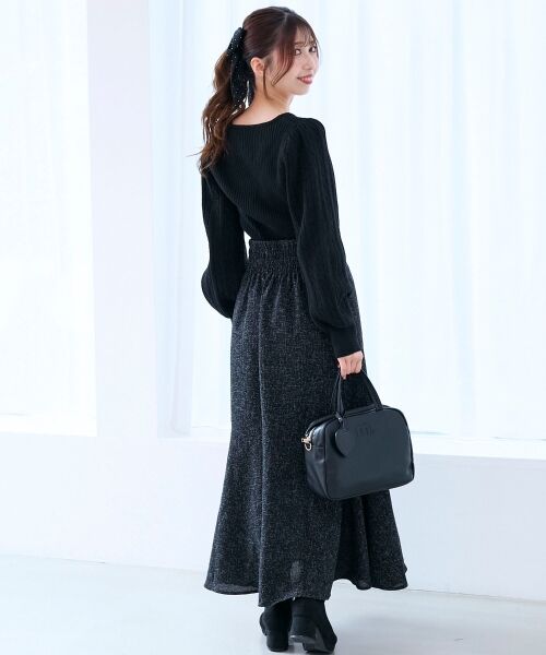 MAJESTIC LEGON / マジェスティックレゴン ニット・セーター | 2way華奢チェーンニット | 詳細24