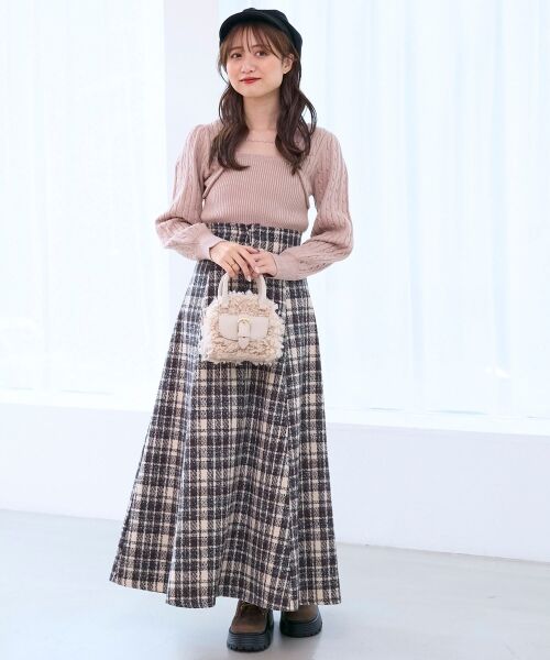 MAJESTIC LEGON / マジェスティックレゴン ニット・セーター | 2way華奢チェーンニット | 詳細8