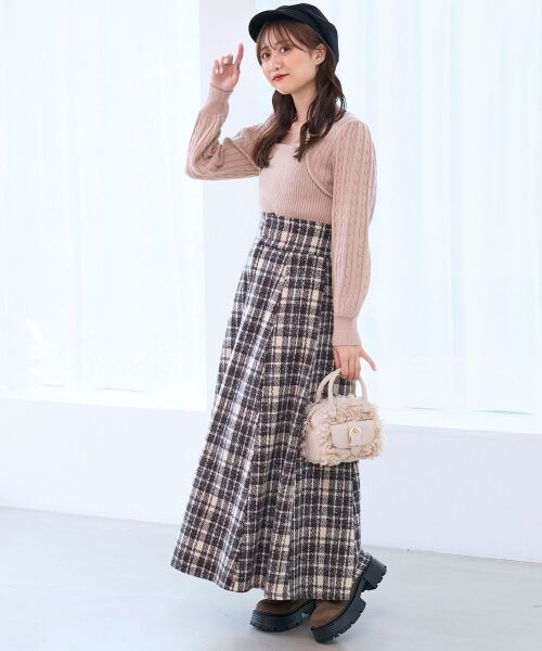 MAJESTIC LEGON / マジェスティックレゴン ニット・セーター | 2way華奢チェーンニット | 詳細9