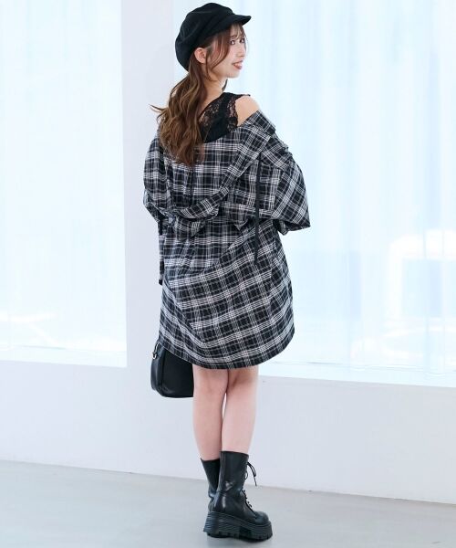 MAJESTIC LEGON / マジェスティックレゴン シャツ・ブラウス | フード付きルーズシャツ | 詳細10