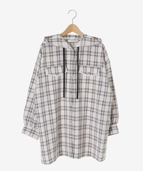 MAJESTIC LEGON / マジェスティックレゴン シャツ・ブラウス | フード付きルーズシャツ | 詳細16