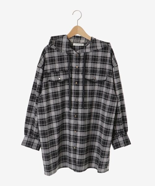 MAJESTIC LEGON / マジェスティックレゴン シャツ・ブラウス | フード付きルーズシャツ | 詳細17