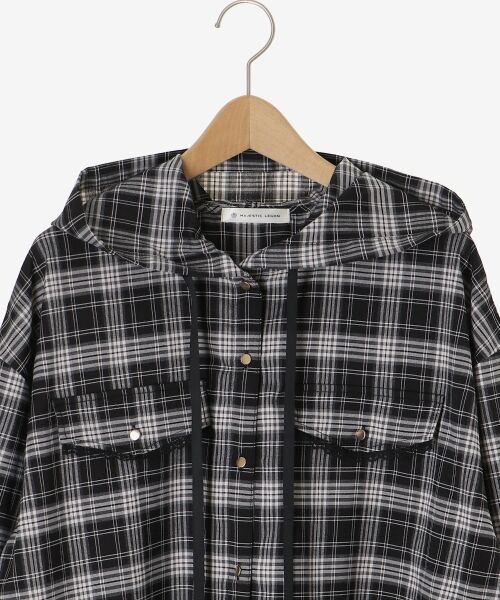 MAJESTIC LEGON / マジェスティックレゴン シャツ・ブラウス | フード付きルーズシャツ | 詳細19