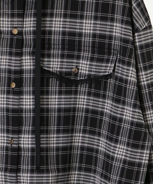 MAJESTIC LEGON / マジェスティックレゴン シャツ・ブラウス | フード付きルーズシャツ | 詳細21