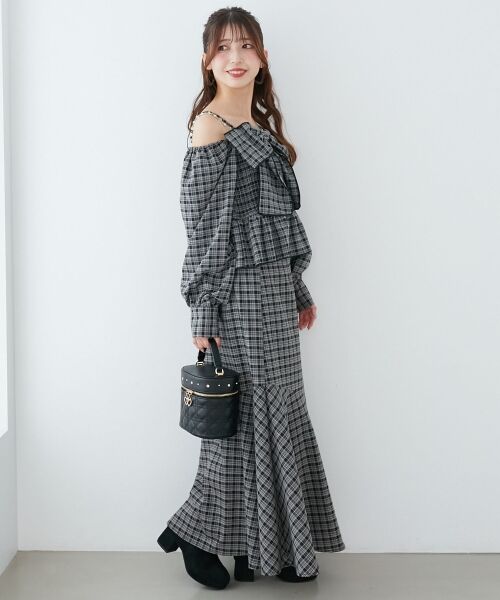 MAJESTIC LEGON / マジェスティックレゴン シャツ・ブラウス | チェーン付きリボン長袖ブラウス | 詳細22