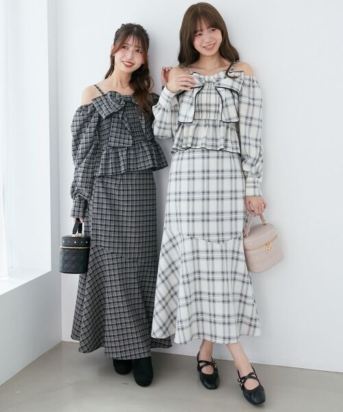 MAJESTIC LEGON / マジェスティックレゴン シャツ・ブラウス | チェーン付きリボン長袖ブラウス | 詳細3