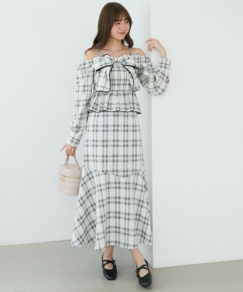 MAJESTIC LEGON / マジェスティックレゴン シャツ・ブラウス | チェーン付きリボン長袖ブラウス | 詳細5