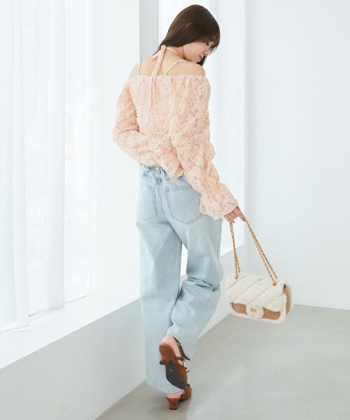 MAJESTIC LEGON / マジェスティックレゴン シャツ・ブラウス | 2wayフラワーレースブラウス | 詳細10