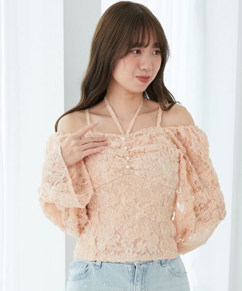 MAJESTIC LEGON / マジェスティックレゴン シャツ・ブラウス | 2wayフラワーレースブラウス | 詳細11
