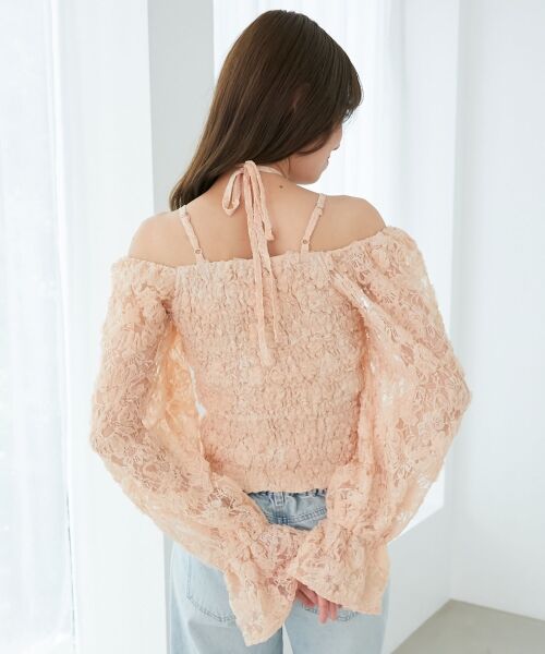 MAJESTIC LEGON / マジェスティックレゴン シャツ・ブラウス | 2wayフラワーレースブラウス | 詳細13
