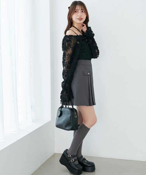 MAJESTIC LEGON / マジェスティックレゴン シャツ・ブラウス | 2wayフラワーレースブラウス | 詳細16