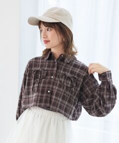 MAJESTIC LEGON / マジェスティックレゴン シャツ・ブラウス | ハートボタンリボンつきシャツ