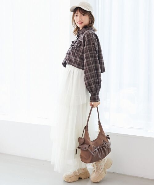 MAJESTIC LEGON / マジェスティックレゴン シャツ・ブラウス | ハートボタンリボンつきシャツ | 詳細2