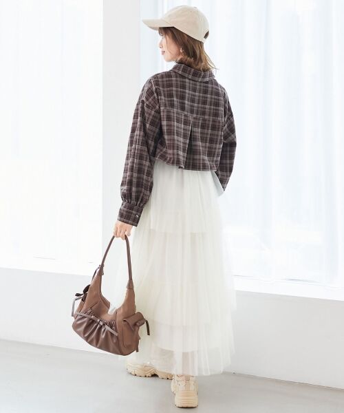 MAJESTIC LEGON / マジェスティックレゴン シャツ・ブラウス | ハートボタンリボンつきシャツ | 詳細3