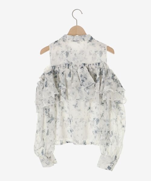 MAJESTIC LEGON / マジェスティックレゴン シャツ・ブラウス | バイカラーボウタイフリルブラウス | 詳細27