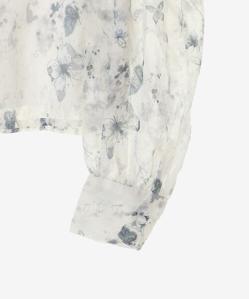 MAJESTIC LEGON / マジェスティックレゴン シャツ・ブラウス | バイカラーボウタイフリルブラウス | 詳細29