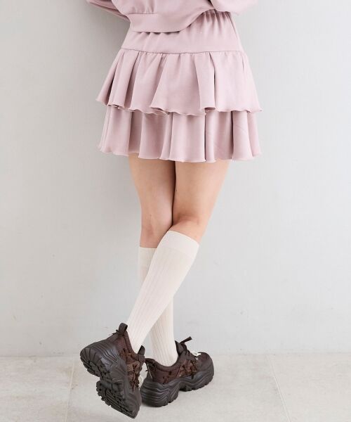 MAJESTIC LEGON / マジェスティックレゴン ミニ・ひざ丈スカート | ∞キラキララインストーンスカパン | 詳細14