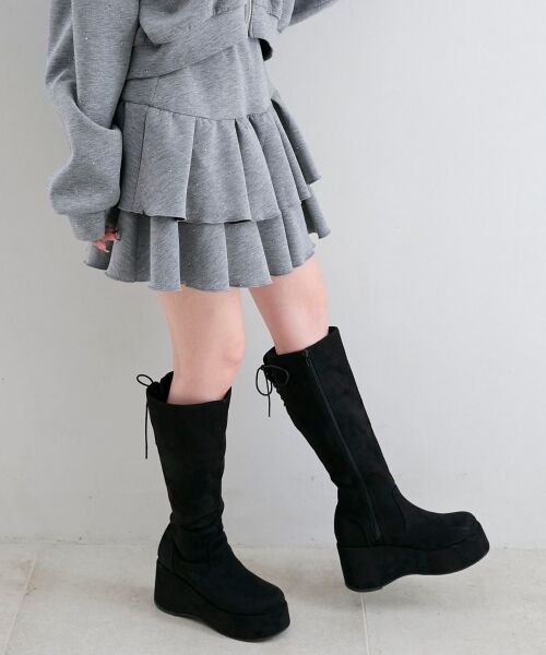 MAJESTIC LEGON / マジェスティックレゴン ミニ・ひざ丈スカート | ∞キラキララインストーンスカパン | 詳細20