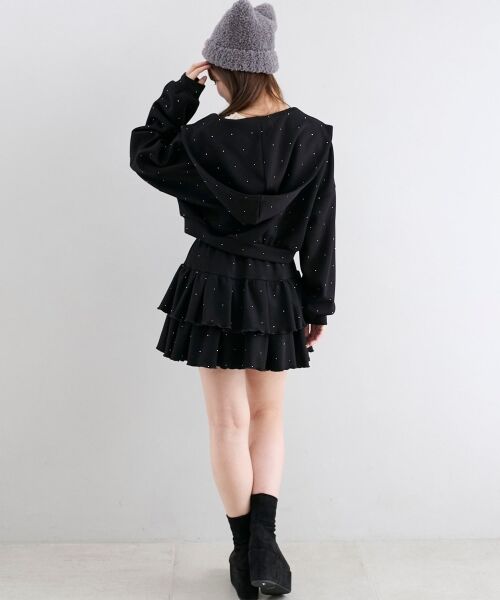 MAJESTIC LEGON / マジェスティックレゴン ミニ・ひざ丈スカート | ∞キラキララインストーンスカパン | 詳細27