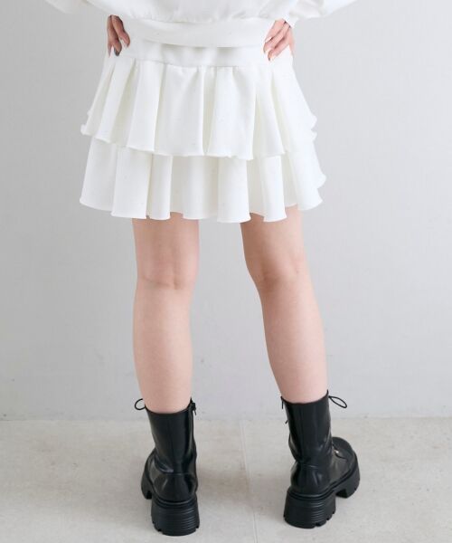 MAJESTIC LEGON / マジェスティックレゴン ミニ・ひざ丈スカート | ∞キラキララインストーンスカパン | 詳細6