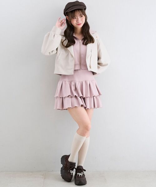 MAJESTIC LEGON / マジェスティックレゴン ミニ・ひざ丈スカート | ∞キラキララインストーンスカパン | 詳細8