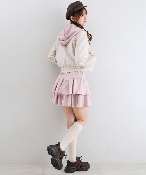 MAJESTIC LEGON / マジェスティックレゴン ミニ・ひざ丈スカート | ∞キラキララインストーンスカパン | 詳細9